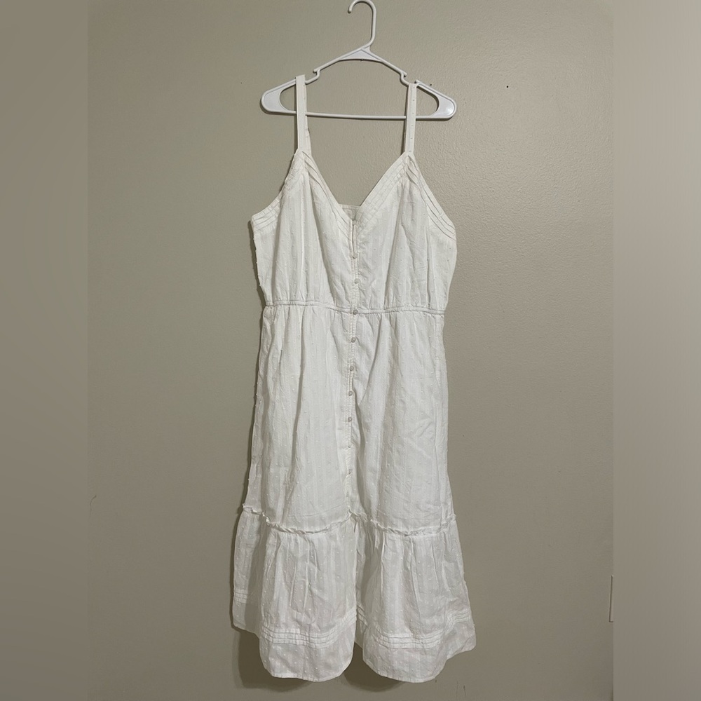 Nautica White Summer Maxi Dress Size XXL